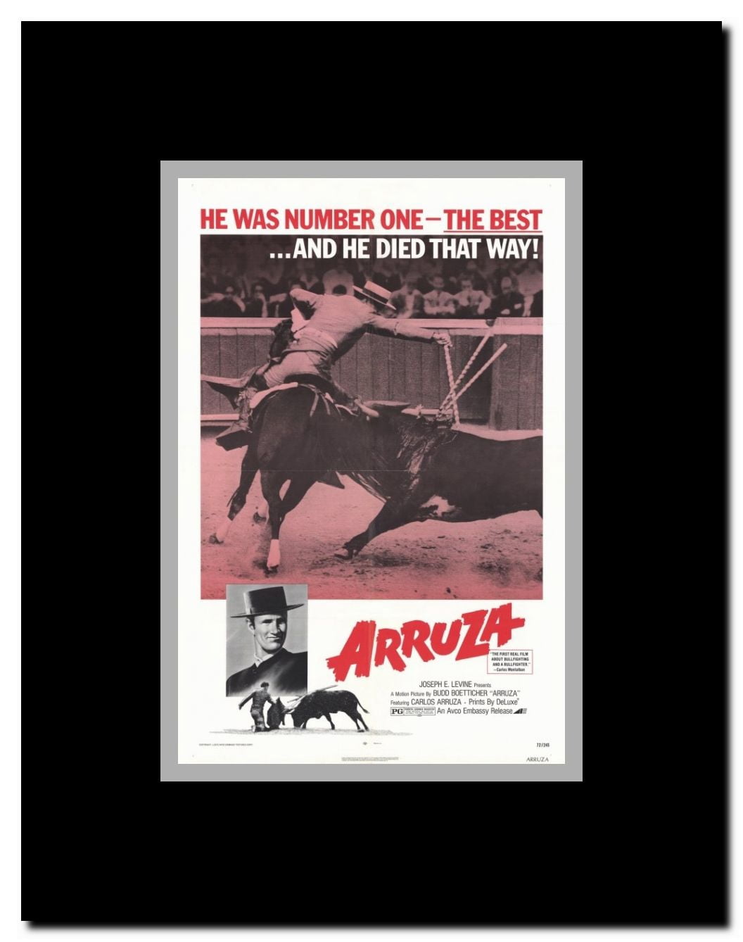 Arruza Framed Movie Poster