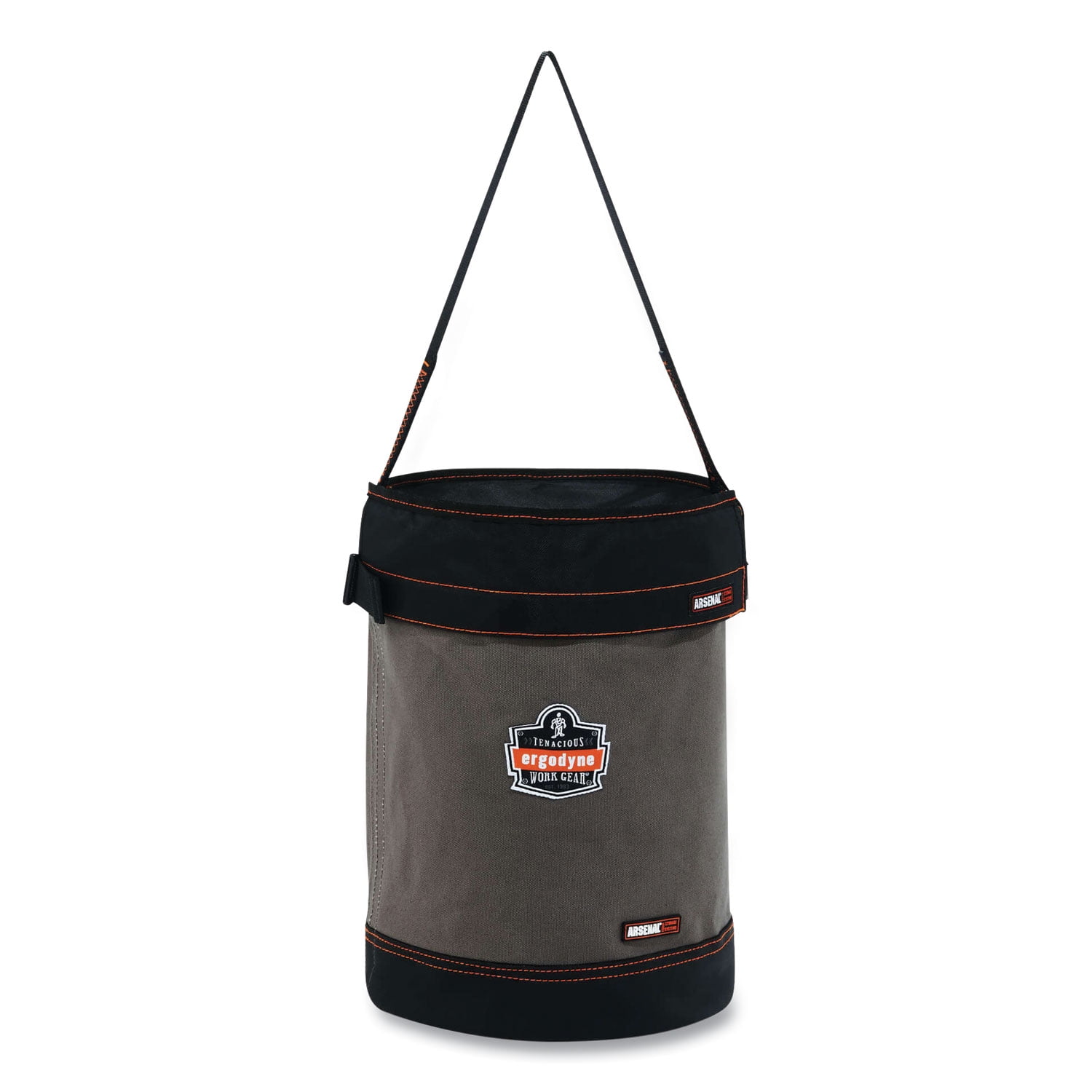 Arsenal 5930T Web Handle Canvas Hoist Bucket and Top, 150 lb, Gray, Ships in 1-3 Business Days Arsenal 5930T Web Handle Canvas Hoist Bucket and Top, 150 lb, Gray, Ships in 1-3 Business Days