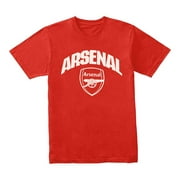 Arsenal FC  Adult Wordmark Crest T-Shirt