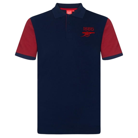 Arsenal FC Mens Contrast Polo Shirt