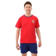 Arsenal FC Mens Short Pajamas Red Sizes S-XL