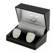 Arsenal FC Silver Plated Crest Cufflinks