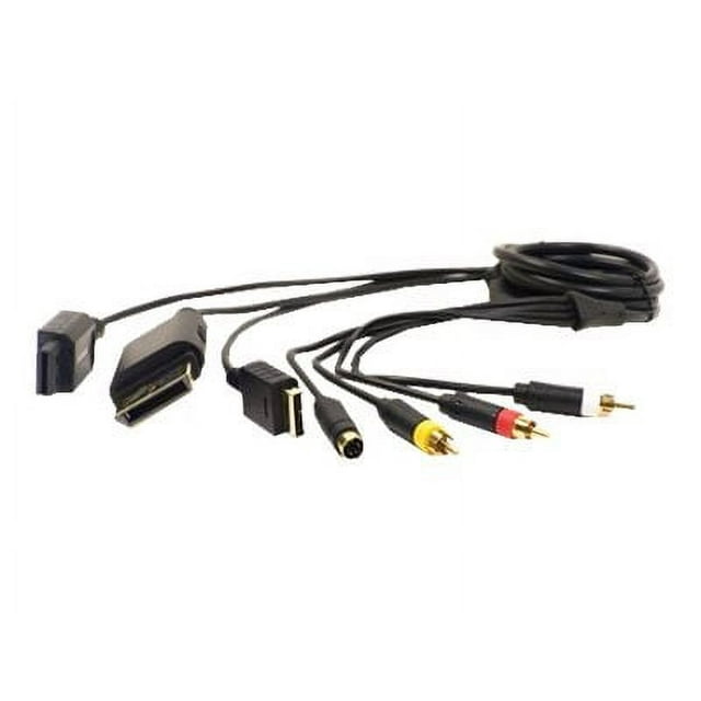 Arsenal Gaming AUSV401 Universal S-Video Cable, Black - PlayStation 2