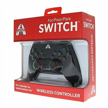 Arsenal NSCON1 Switch Wireless Controller Gaming Console for Windows & PC - Black & Red