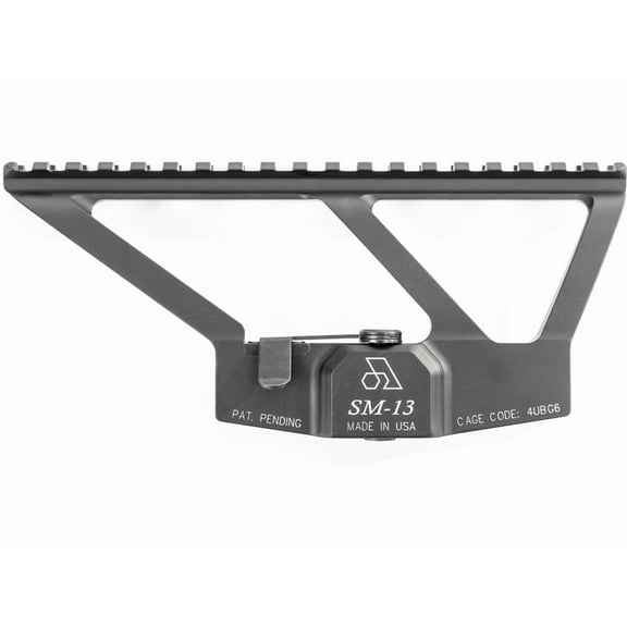 Arsenal Inc Next Gen Quick Release Riflescope Mounts for AK w/ Picatinny Rail, Black, 7.5in