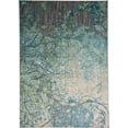 thumbnail image 1 of Arsene Textured Abstract Rug, Capri Blue/Yellow, 10ft-2in x 13ft-9in Area Rug, 1 of 7