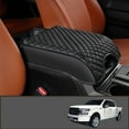 thumbnail image 1 of Arsey Center Console Cover Pad Compatible with 2015-2020 Ford F150 Car Armrest Seat Box Cover Anti-Scratch Protector, Interior Accessories, Small Grid, 1 of 6