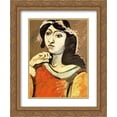 thumbnail image 1 of Arshile Gorky 2x Matted 20x24 Gold Ornate Framed Art Print 'Portrait of Ahko', 1 of 2
