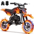 thumbnail image 1 of Arshin 40cc 4-Stroke Gas Dirt Bike - 20 MPH Max Speed,Disc Brakes,Perfect Youth & Adult Beginner Pit Bike(Black), 1 of 9