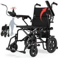 thumbnail image 1 of Arshin Lightweight Foldable Electric Wheelchair for Adults - 20+ Mile Motorized Mobility Scooter with 286+ lb Capacity,360°Joystick Control,Portable and Powerful(Black), 1 of 15