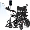 thumbnail image 1 of Arshin Electric Wheelchairs for Adults 20+ Miles Range,Silent Electric Wheelchair Lightweight Foldable with 360°Joystick,All Terrain Dual Motors,286+ lbs Capacity(Black), 1 of 15