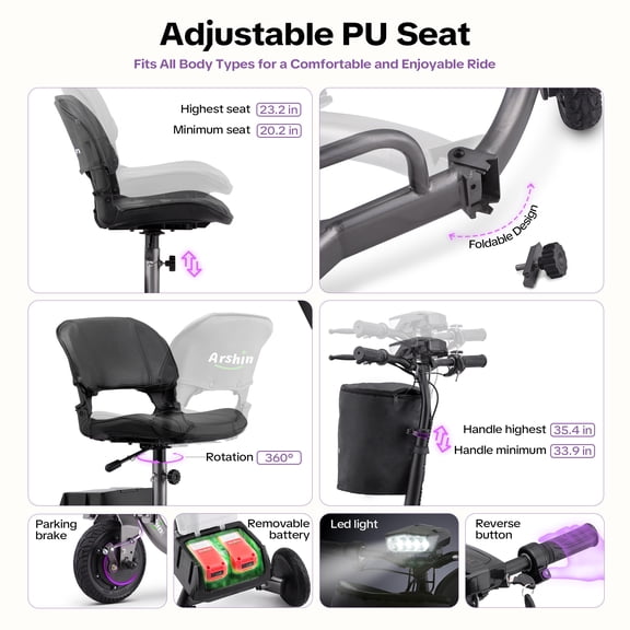 Arshin Electric Tricycle for Kids-35