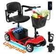 thumbnail image 1 of Arshin Improve 4 Wheel Mobility Scooter for Seniors,Foldable Powered Mobile Wheelchair for Adult 300lbs,Red, 1 of 16