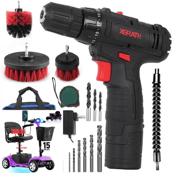 Arshin Mobility Scooter Maintenance,Cleaning Tools,48V(Black)