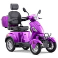 thumbnail image 1 of Arshin Mobility Scooter for Seniors & Adults–500lbs Capacity Heavy Duty 4-Wheel Electric Scooter,800W Motor,Long Range Battery(25 Miles),Speed Adjustable 7.5–15 mph,Full Accessories(Purple), 1 of 19