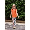thumbnail image 1 of Arshiner 2 Piece Girl Summer Outfits Spring Summer Ruffle Trim Tank Top Shirts and Pant Set with Pockets, 1 of 6
