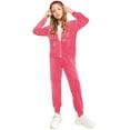 thumbnail image 1 of Arshiner 2 Piece Outfits for Girls Velour Tracksuit Hoodie and Jogger Set Sweatsuit Athletic Clothes Sets, 1 of 6