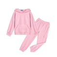 thumbnail image 1 of Arshiner 2 Pieces Girls Outfits Tie Dye Sweatsuits Pant Set Long Sleeve Athletic Sweatshirts and Sweatpants with Pockets, 1 of 4