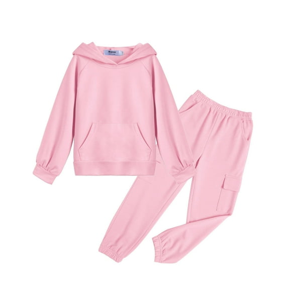 Arshiner 2 Pieces Girls Outfits Tie Dye Sweatsuits Pant Set Long Sleeve Athletic Sweatshirts and Sweatpants with Pockets