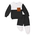 thumbnail image 1 of Arshiner Boys Fashion Big Kids Clothes Cool Soft Crewneck Sweatshirt and Sweat Pants Boy Fall Outfits, 1 of 6