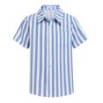 thumbnail image 1 of Arshiner Boys Hawaiian Tropical Short Sleeve Button Down Shirt for 4-14 Y | Kid Summer Casual Floral Beach Shirts with Chest Pocket for School Vacation, 1 of 6