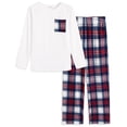 thumbnail image 1 of Arshiner Boys Loose-fit Pajamas Long Sleeve Top and Pants Car Print 2 Piece Pajama Set, 1 of 6