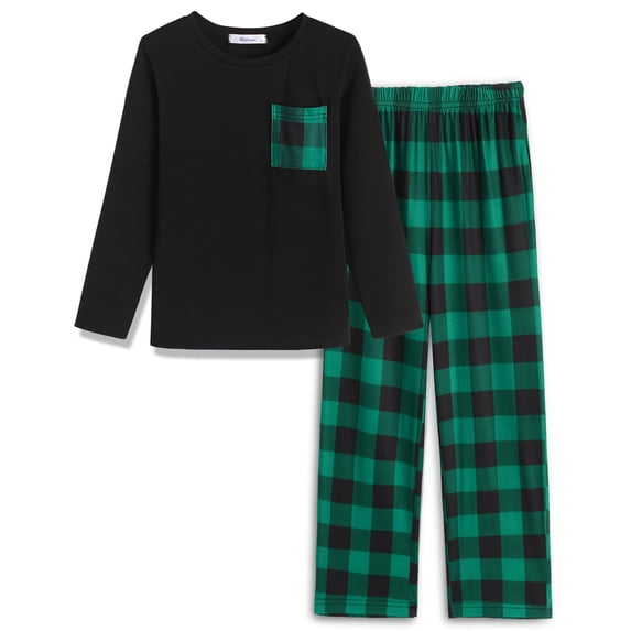 Arshiner Boys Loose-fit Pajamas Long Sleeve Top and Pants Car Print 2 Piece Pajama Set