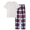 thumbnail image 1 of Arshiner Boys Pajamas Short Sleeve and Long Pants 2 Piece Pajama Set for Boys, 1 of 7
