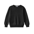 thumbnail image 1 of Arshiner Boys Sweatshirts Long Sleeve Crewneck Pullover Shirt Kids Fashion Fall Winter Sweater Size 6-14 Years Black 120, 1 of 7