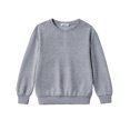 thumbnail image 1 of Arshiner Boys Sweatshirts Long Sleeve Crewneck Pullover Shirt Kids Fashion Fall Winter Sweater Size 6-14 Years Light Gray 140, 1 of 7
