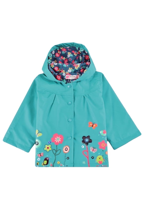 Girl Baby Kid Waterproof Hooded Coat Jacket Outwear Raincoat Hoodies