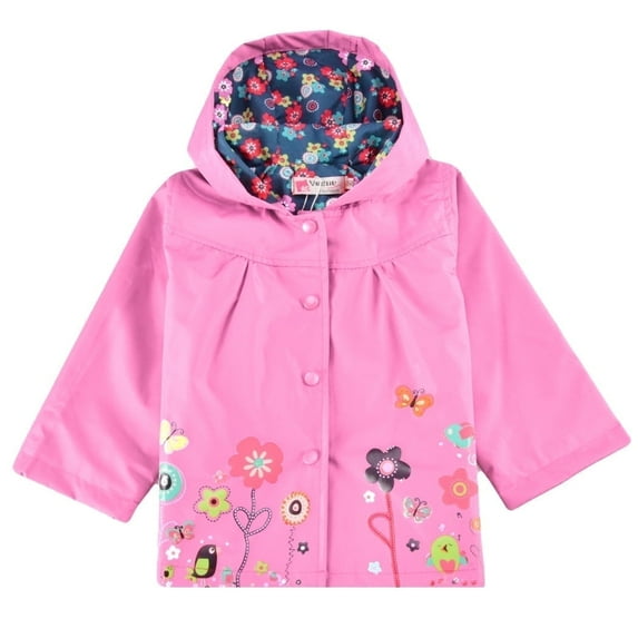 Arshiner Girl Baby Kid Waterproof Hooded Coat Jacket Outwear Raincoat Hoodies