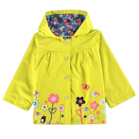Arshiner Girl Baby Kid Waterproof Hooded Coat Jacket Outwear Raincoat Hoodies