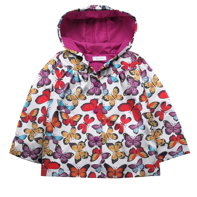 Arshiner Girl Baby Kid Waterproof Hooded Coat Jacket Outwear Raincoat Hoodies