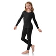 thumbnail image 1 of Arshiner Girl Clothes 2 Piece Outfits Slim Long Sleeve Shirt and Leggings Sets Thermal Underwear Brown Leopard 7-8 Years, 1 of 4