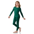 thumbnail image 1 of Arshiner Girl Clothes 2 Piece Outfits Slim Long Sleeve Shirt and Leggings Sets Thermal Underwear Brown, 1 of 6