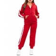 thumbnail image 1 of Arshiner Girls 2 Piece Outfits Sweatsuits Zip Up Hoodie Sweatshirt and Sweatpant Athletic Tracksuit Jogger Set, 1 of 8