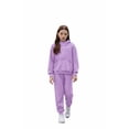 thumbnail image 1 of Arshiner Girls 2 Piece Fall Outfits Tracksuit Hoodie Half Zip Sweatshirt & Sweatpants with Pockets, 1 of 9