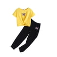 thumbnail image 1 of Arshiner Girls 2 Pieces Cute Outfits Tracksuits Jogger Suits Sweatsuits Lounge Set, 1 of 6