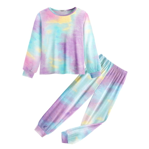 Arshiner Girls Clothing Sets Orange Tracksuits Long Sleeve Sweatshirts and Sweatpants with Pockets Sweatsuits