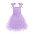thumbnail image 1 of Arshiner Girls Dresses Summer Sleeveless Bow-Tie Straps Formal Fancy Party Birthday Tulle Dress, 1 of 6
