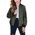 thumbnail image 1 of Arshiner Teens Zipper Top Coat Casual Long Sleeve Cute Girl Solid Color Cozy Jacket, 1 of 9