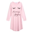 thumbnail image 1 of Arshiner Girls Nightgowns Long Sleeve Print Pajamas Nightdress for Kids Soft Sleep Wear Nighties, 1 of 9