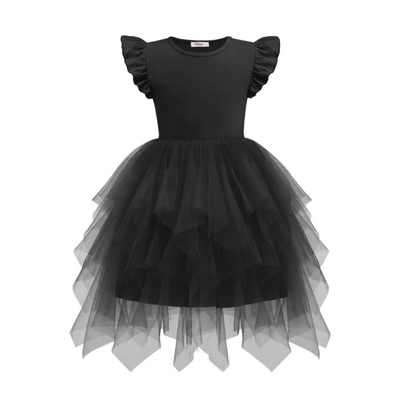 Arshiner Little Girls Tutu Dress Tulle Summer Formal Birthday Party Graduation Dresses