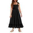 thumbnail image 1 of Arshiner Dress for Girls Summer Casual Holiday Mexican Maxi Dresses, 1 of 6