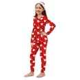 thumbnail image 1 of Arshiner Thermal Underwear for Kids Long Johns Girls Base Layer Top and Bottom Set, 1 of 6