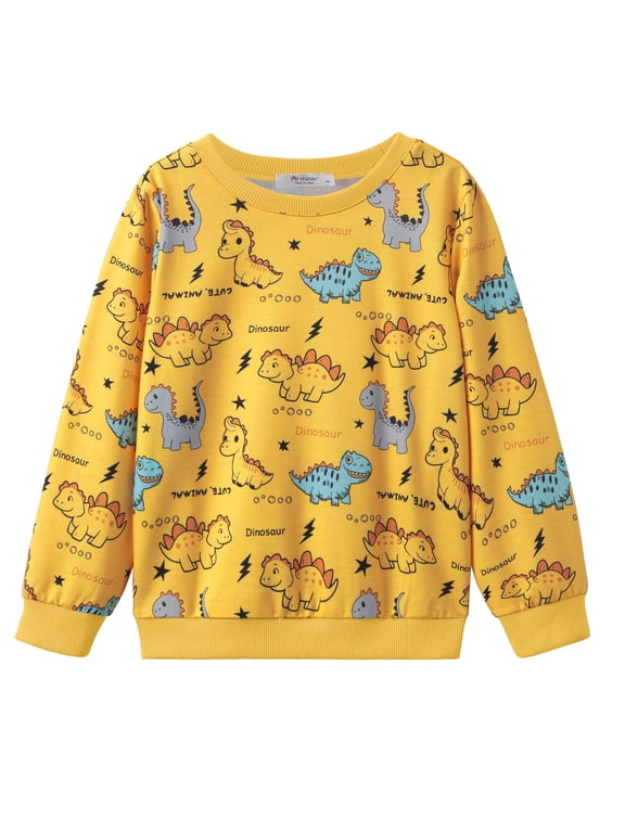 Toddler Boy Crewneck Graphic Sweatshirt Long Sleeve Teddy Bear Sweat Shirt Cute Pullover Top for Kid