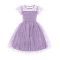 thumbnail image 1 of Arshiner Toddler Easter Dress Ruffle Sleeve Mesh Princess Birthday Holiday Kids Outfit Clothes, 1 of 7
