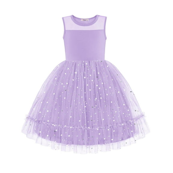 Arshiner Easter Dress Girls Party Wedding Fancy Toddler Summer Princess Tulle Twirly Sparkly Sundress