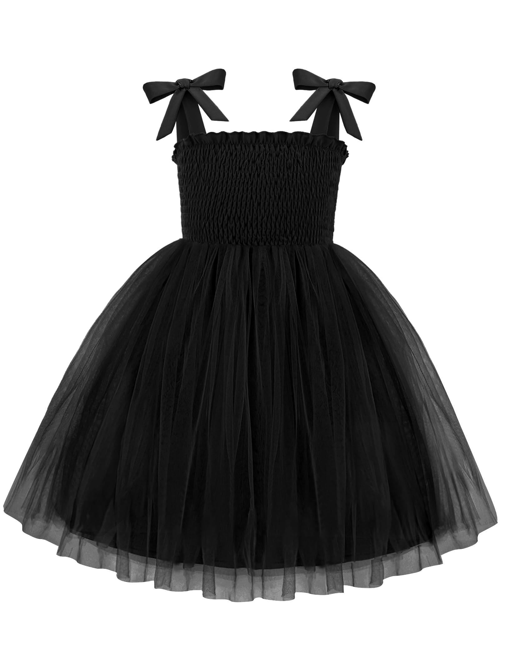 Arshiner Toddler Girl Tutu Dress Summer Bow-Tie Straps Casual Dresses ...